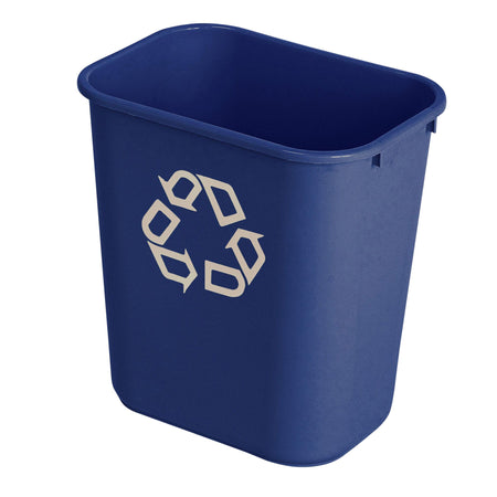 Handelsprodukte von Rubbermaid – Papierkorb, ohne Seitenbehälter, 26,6 Liter, blau