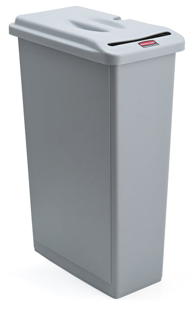 Abfallbehälter Slim Jim Confidential Grey 87Liter