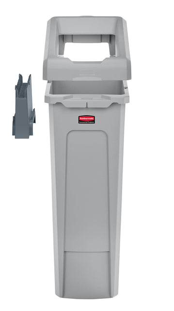 Abfallbehälter Slim Jim Recyclestation Starter Set Grau
