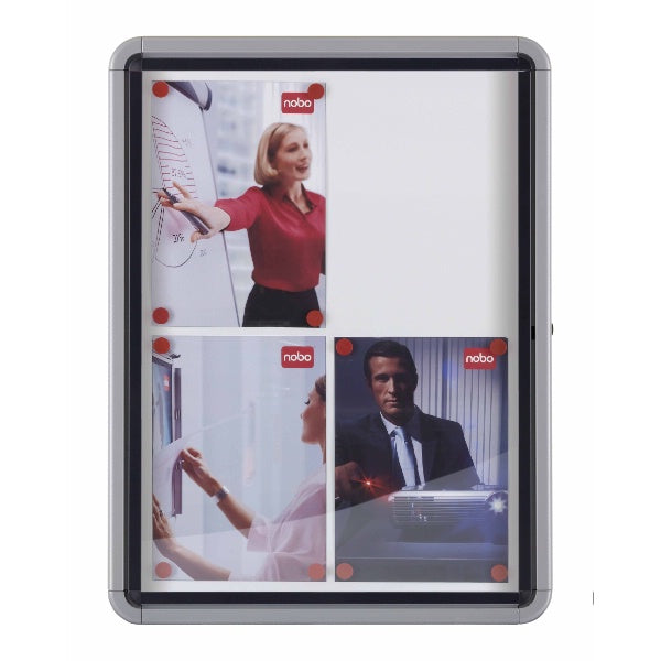 Nobo - Outdoor-Vitrine Plus 4xA4 magnetisch