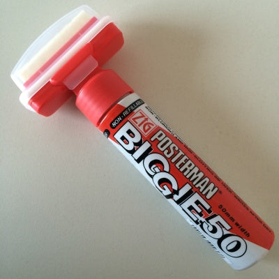 Klika -  Posterman Biggie extra breed 50 mm rood