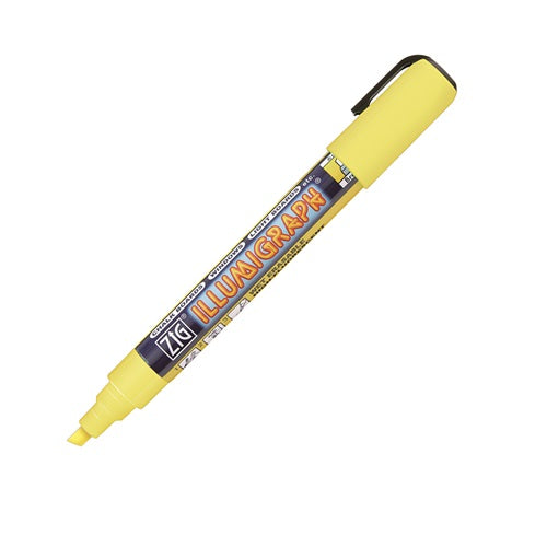 Klika - ZIG Illumigraph PMA-510 Kreidemarker gelb 50 Stück