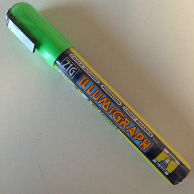 Klika - ZIG Illumigraph PMA-510 Kreidemarker grün 50 Stück