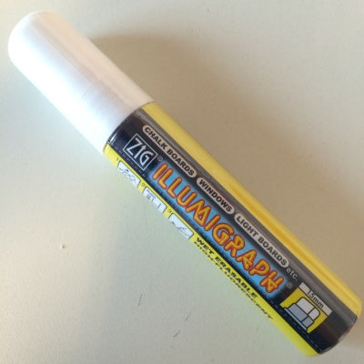 Klika - ZIG Illumigraph PMA-720 Kreidemarker weiß 30 Stück