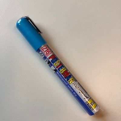 Klika -  Posterman PMA50 stift smal 2-6mm l.blauw