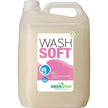 Greenspeed - Weichspüler Wash Soft, 166 Wäschen, 5 Liter Flasche