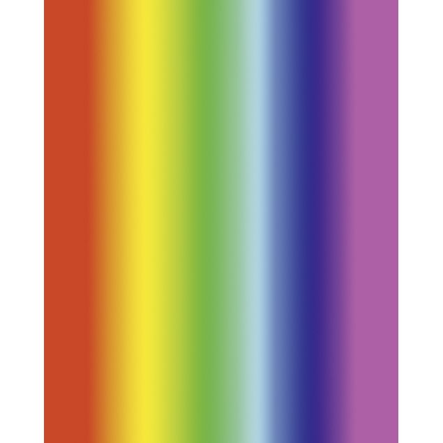 Folia Paper -  Fotokarton folia 300gr 50x70cm 1650 regenboog | 10 stuks
