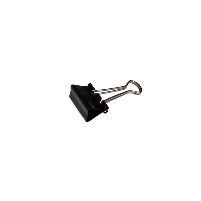 Maul -  Papierklem  foldback 25mm zwart 12st