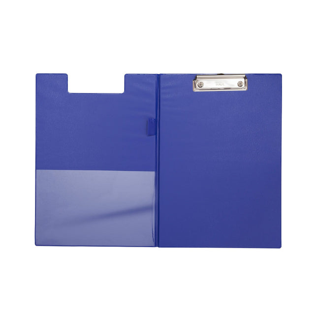 Maul -  Klembordmap  a4 staand pvc met penlus blauw