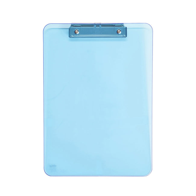 Maul -  Klembord  a4 staand transparant ps neon blauw