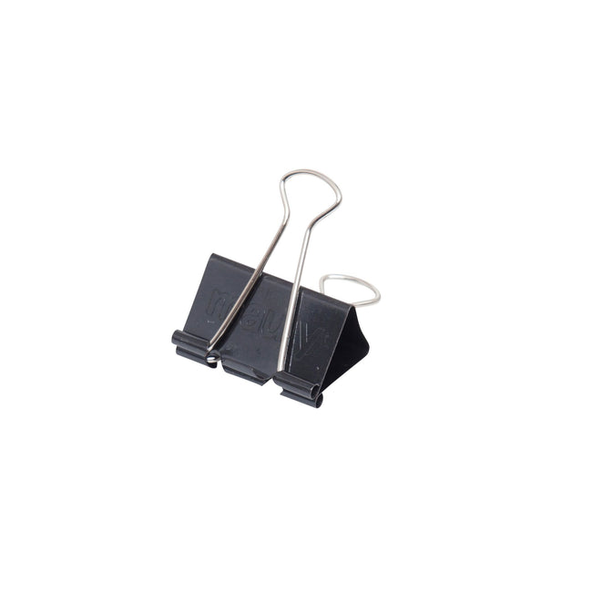 Maul -  Papierklem  foldback 215 19mm zwart 6 stuks