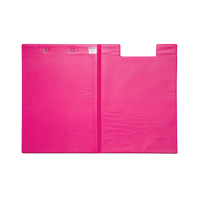 Maul -  Klembordmap  a4 staand penlus pvc neon roze