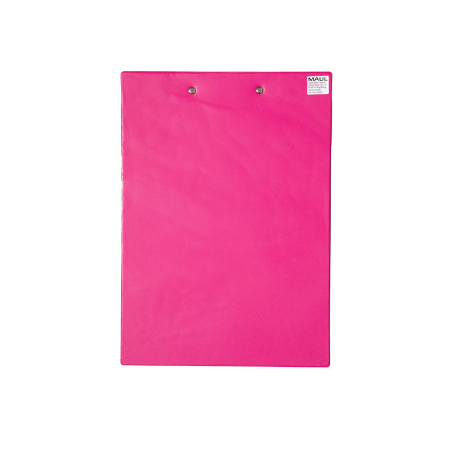 Maul -  Klembord  a4 staand pvc neon roze | 12 stuks