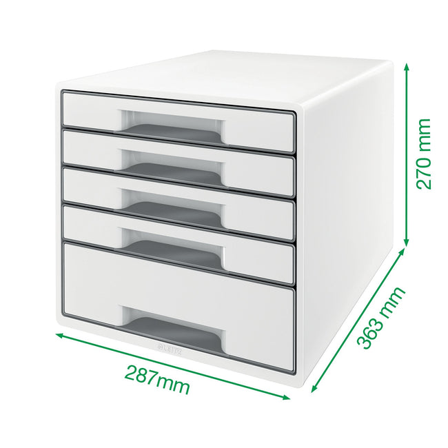 Leitz -  Wow Cube bureaulade-organizer Kunststof Paars, Wit