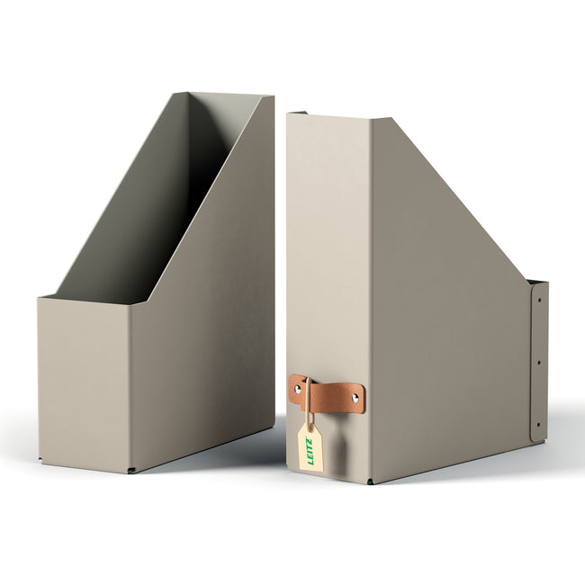 Leitz -  Tijdschriftencassette  puro set van 2 beige