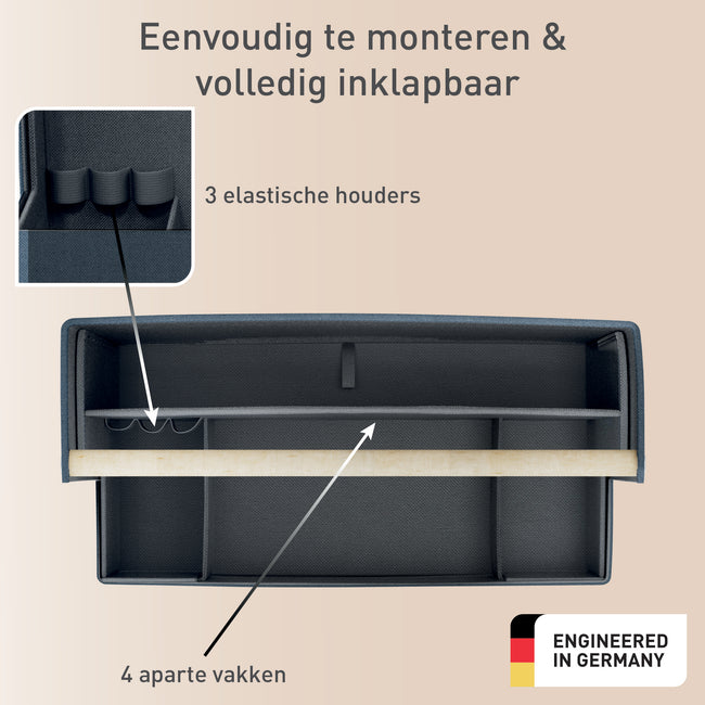 Leitz -  Bureau organizer  draagbaar stof donkergrijs
