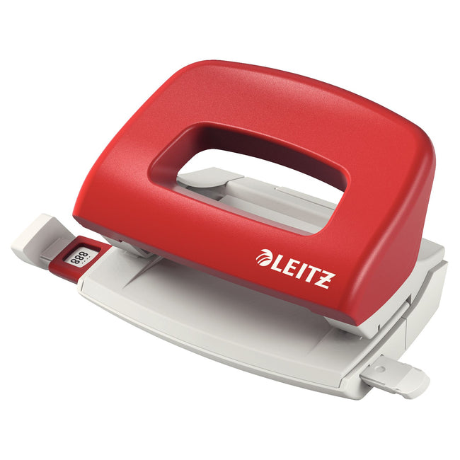 Leitz -  50580025 papierperforator 10 vel Rood