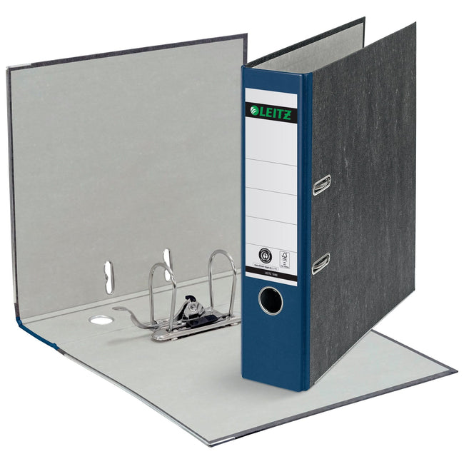 Leitz -  Plastic Lever Arch File A4 80mm 180° ringband Blauw