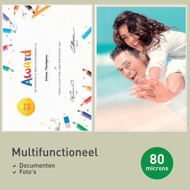 Leitz -  Lamineerhoes  ilam a4 2x80micron