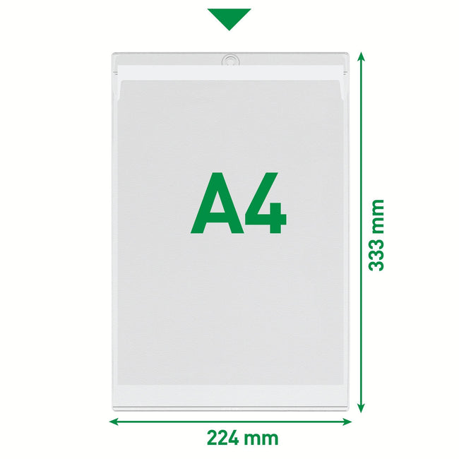 Leitz -  U-map met ophangoog  premium pvc a4 50st