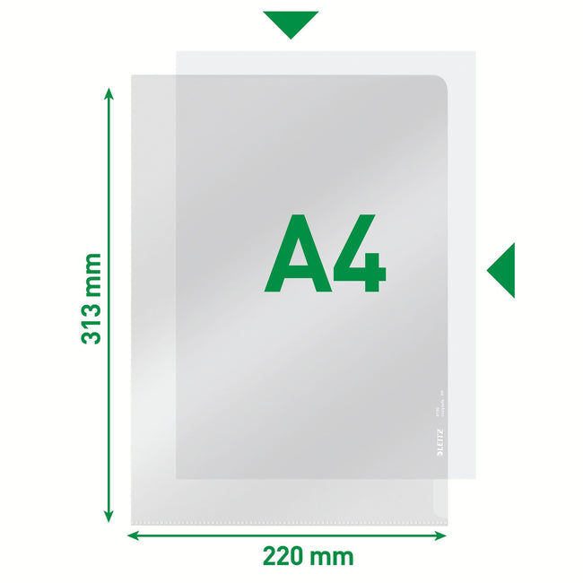 Leitz -  41000003 map PVC Transparant A4