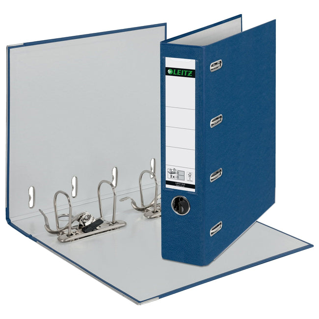 Leitz -  Giro bank ordner  a4 dubb mech 80mm pp bl | 5 stuks