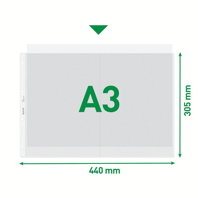 Leitz -  Showtas  premium pp a3 landscape transparant
