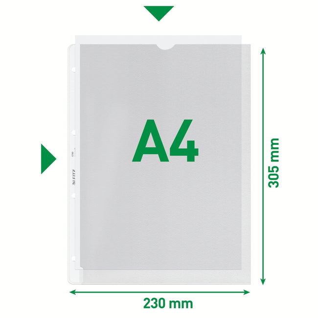 Leitz -  Showtas  premium uitsnede pp a4 transparant