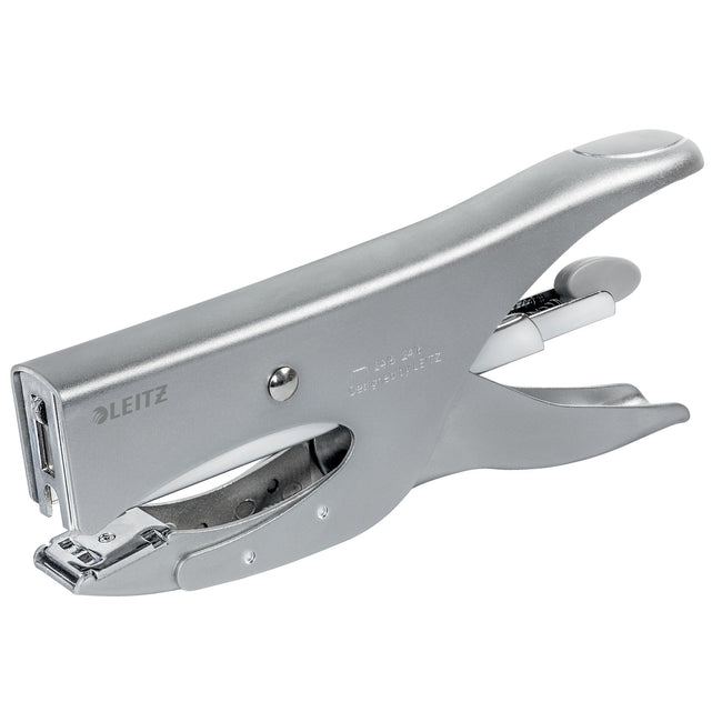 Leitz -  Niettang  achterlaadmodel p3 40 vel zilver | 5 stuks
