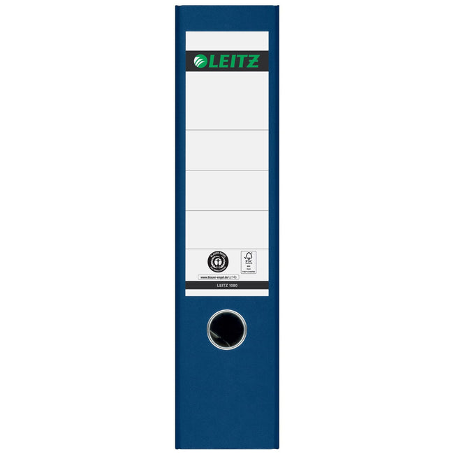 Leitz -  Ordner  1080 180° 80mm karton a4 blauw | 20 stuks