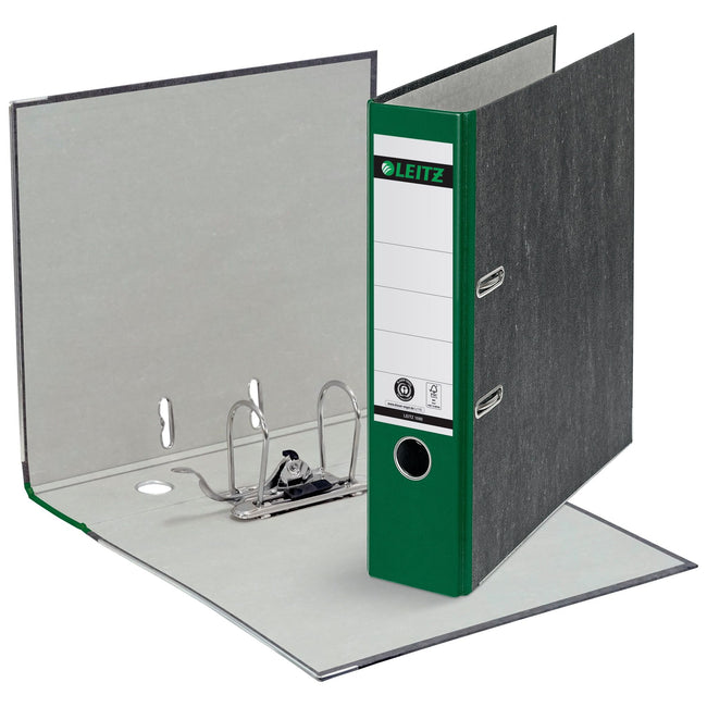 Leitz -  Ordner  1080 180° 80mm karton a4 groen | 20 stuks