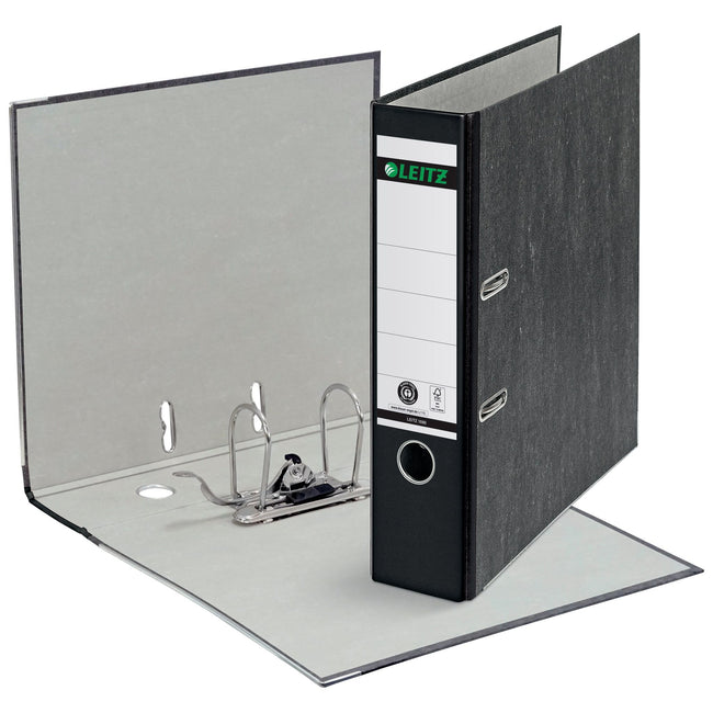 Leitz -  Ordner  1080 180° 80mm karton a4 zwart | 20 stuks