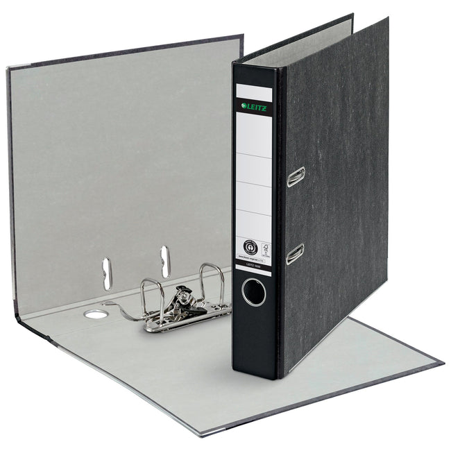 Leitz -  Ordner  1050 180° 50mm karton a4 zwart | 20 stuks
