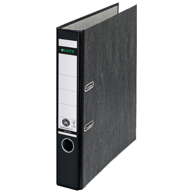 Leitz -  Ordner  1050 180° 50mm karton a4 zwart | 20 stuks