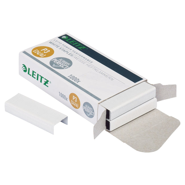Leitz -  Nieten  p3 24/6 wit 1000st | 10 stuks