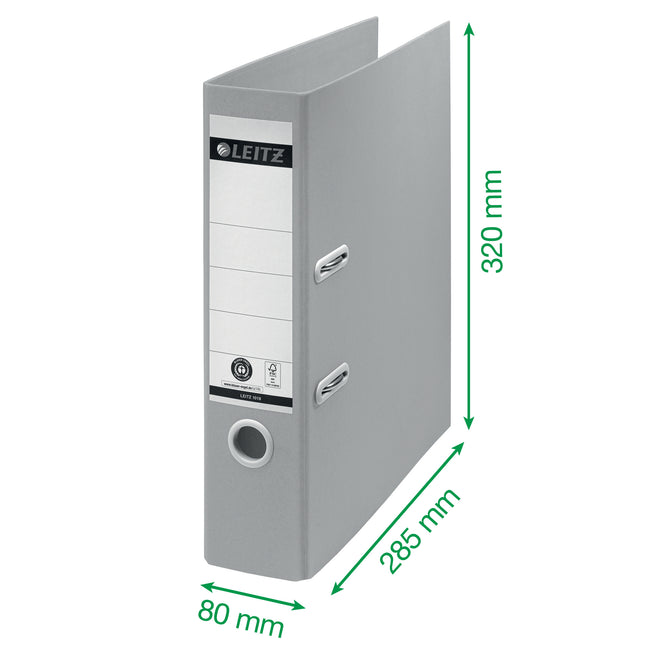 Leitz -  Ordner  recycle 180° 80mm karton a4 zwart | 420 stuks