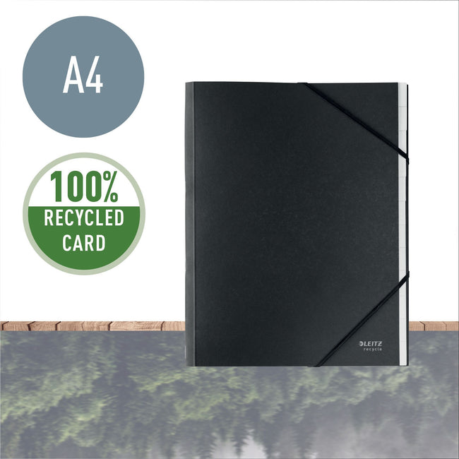 Leitz -  Sorteermap  recycle 12-tabs zwart | 840 stuks