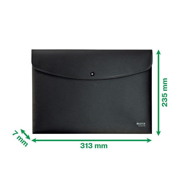 Leitz -  Enveloptas  recycle pp zwart | 1200 stuks