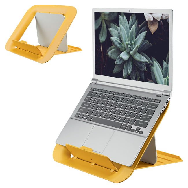 Leitz -  Laptopstandaard  ergo cosy geel | 6 stuks