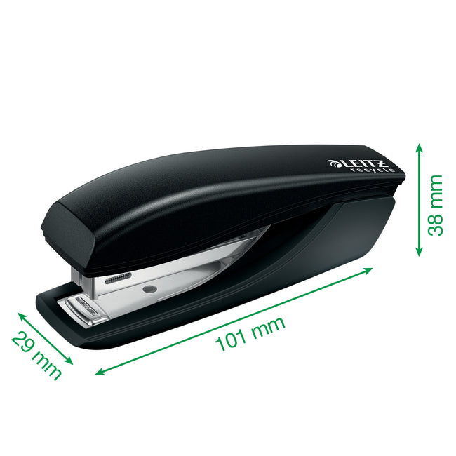 Leitz -  Nietmachine  nexxt mini 10 vel zwart | 6 stuks