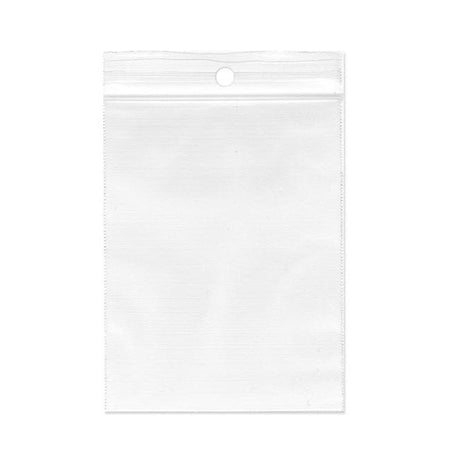 Zonder merk -  gripsealzakjes, ft 350 x 450 mm, 50 micron, met ophanggat, doos van 1000 stuks