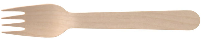 Conpax -   vork Pure, uit hout, 16,5 cm, pak van 250 stuks