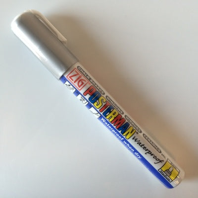 Klika -  Posterman stift PMA-30 metallic zilver