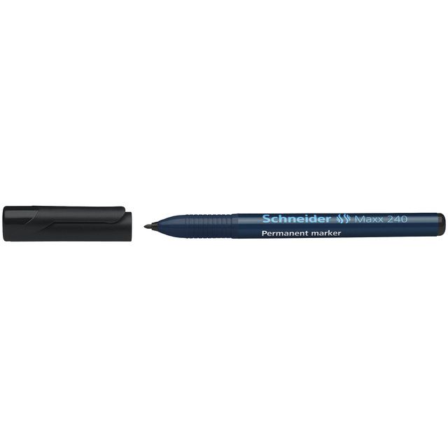Schneider -  Permanent marker maxx 240 1-2mm zwart | 10 stuks