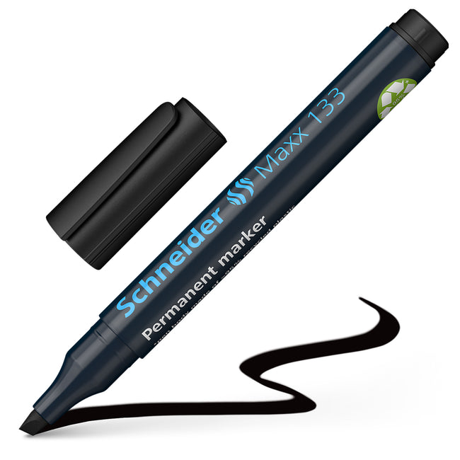 Schneider -  Permanent marker maxx 133 1-4mm zwart | 10 stuks
