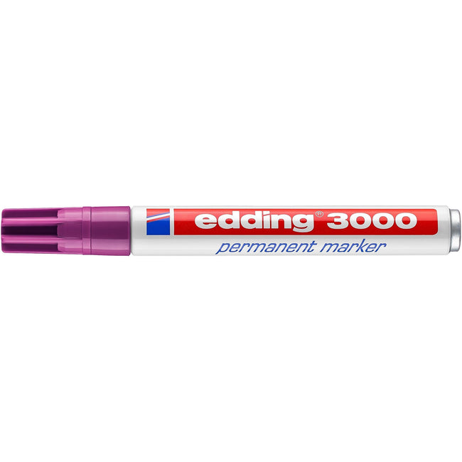 Edding -  Viltstift  3000 rond 1.5-3mm rood violet | 10 stuks