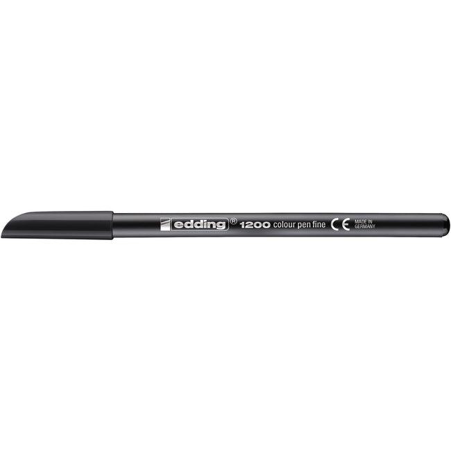 Edding -  Fineliner  1200 001 fijn zwart | 100 stuks
