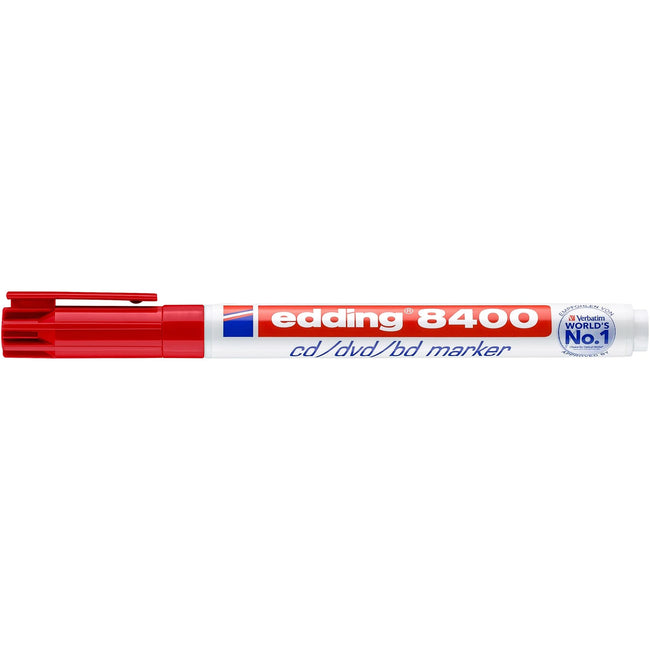 Edding -  Cd marker  8400 rond 0.5-1mm rood | 10 stuks