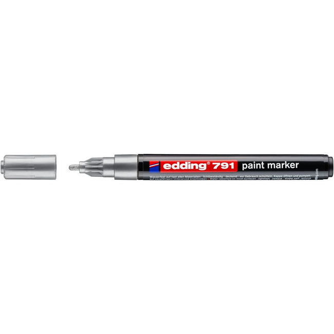 Edding -  Paintmarker  791 alcoholbasis 1-2mm zilver