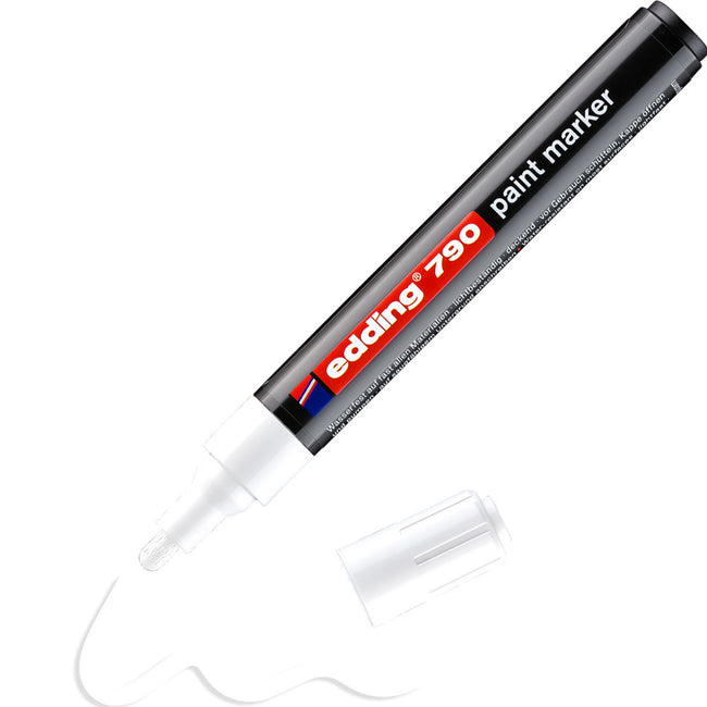 Edding -  Paintmarker  790 alcoholbasis 2-3mm wit | 10 stuks